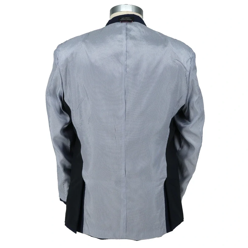 Tommy Hilfiger Sport Coat Mens 44R Blue Wool Jacket Lined Blazer Preppy Career